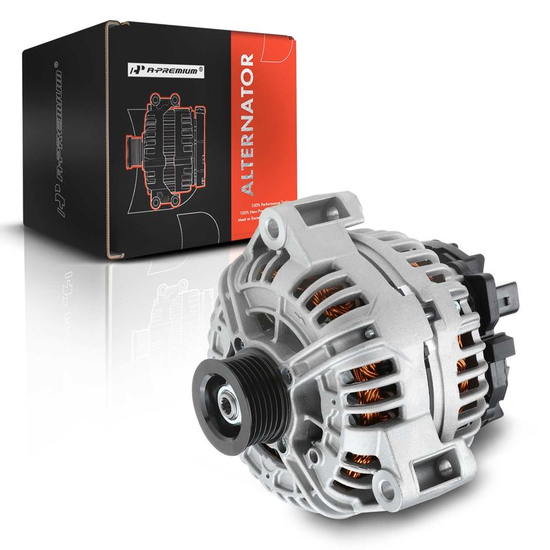 Alternator 180A 12V CW 6-Groove for Mercedes-Benz CL55 AMG E55 AMG 2003-2006