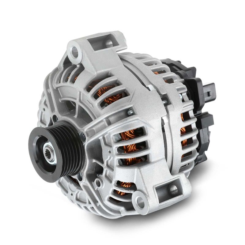 Alternator 180A 12V CW 6-Groove for Mercedes-Benz CL55 AMG E55 AMG 2003-2006