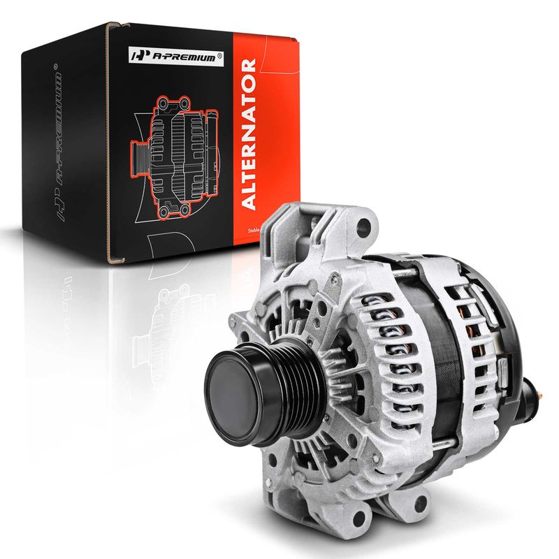 Alternator 180A 12V CW 6-Groove Clutch for Chrysler 300 11-21 3.6L Dodge Jeep