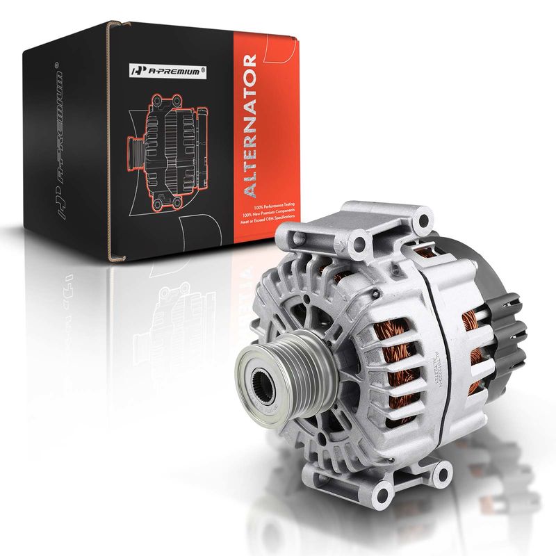 Alternator 180A 12V CW 6-Groove Clutch for Mercedes-Benz C350 2013-2015 E350 GLE