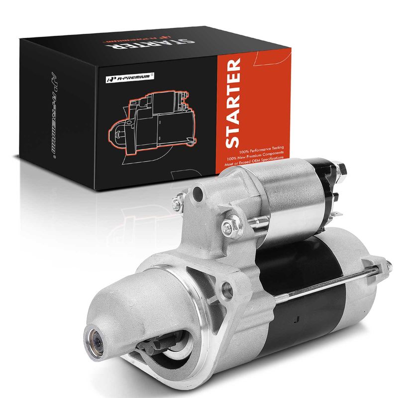 Starter Motor 0.9/1.0KW 12V CW 9 Teeth for Kubota F2260-R F2560-E F2560-R F3060-R
