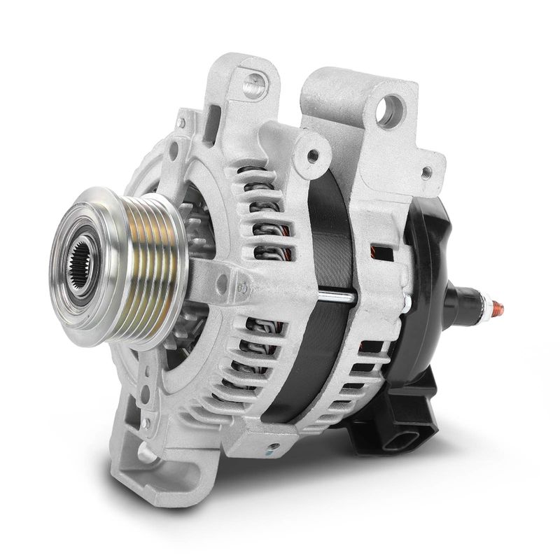 Alternator 140A 12V CW 6-Groove Decoupler Pulley for Cadillac CTS 10-14 3.0L 3.6L