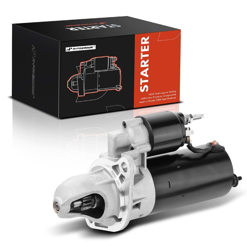 Starter Motor 1.7KW 12V CCW 9 Teeth for Volkswagen Vanagon 1982-1984 1.6L Diesel