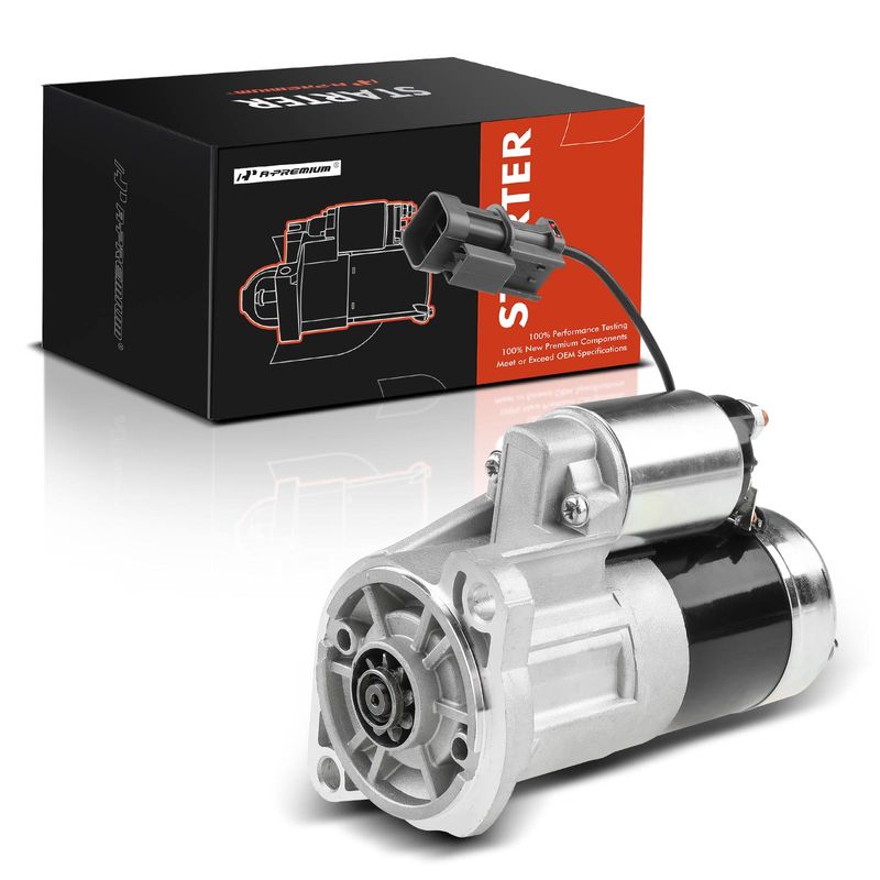 Starter Motor 1.4KW 12V CW 9 Teeth for Nissan Pathfinder 1987-1988 D21 1988-1994