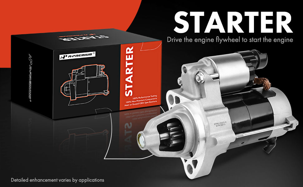Starter Motor 0.8KW 12V CW 9 Teeth for Honda Fit 2009-2014 L4 1.5L