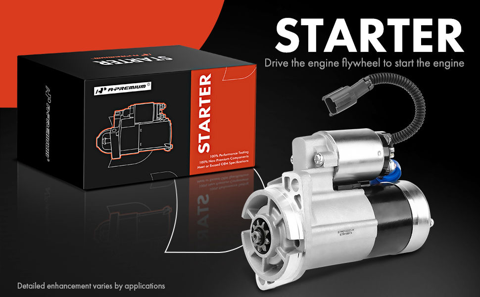 Starter Motor 1.2KW 12V CW 9 Teeth for Kalmar AC Komatsu Mitsubishi Caterpillar
