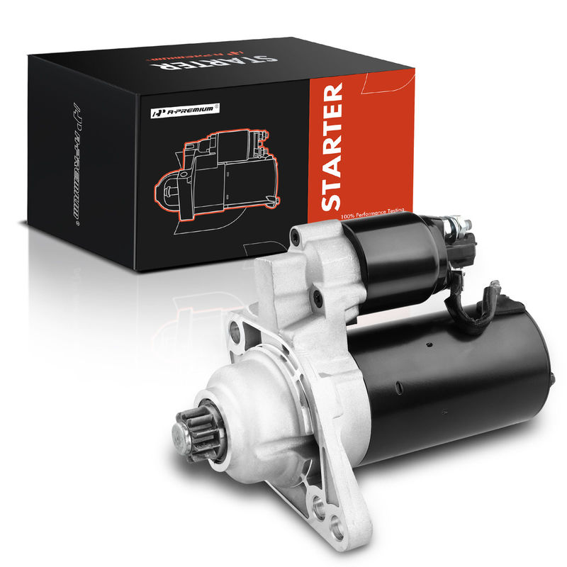Starter Motor 1.7KW 12V CCW 10 Teeth for Volkswagen Jetta 2006 GTI 2010
