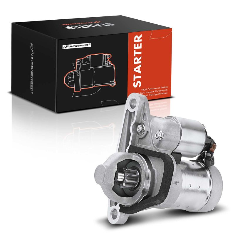 Starter Motor 1.0KW 12V CW 10 Teeth for Chevy City Express 2015-2018 Nissan Cube