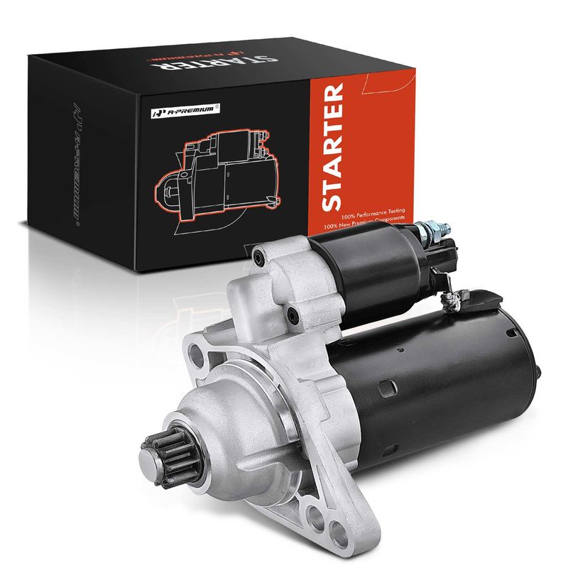 Starter Motor 1.4KW 12V CCW 10 Teeth for Volkswagen Beetle Golf Jetta Passat