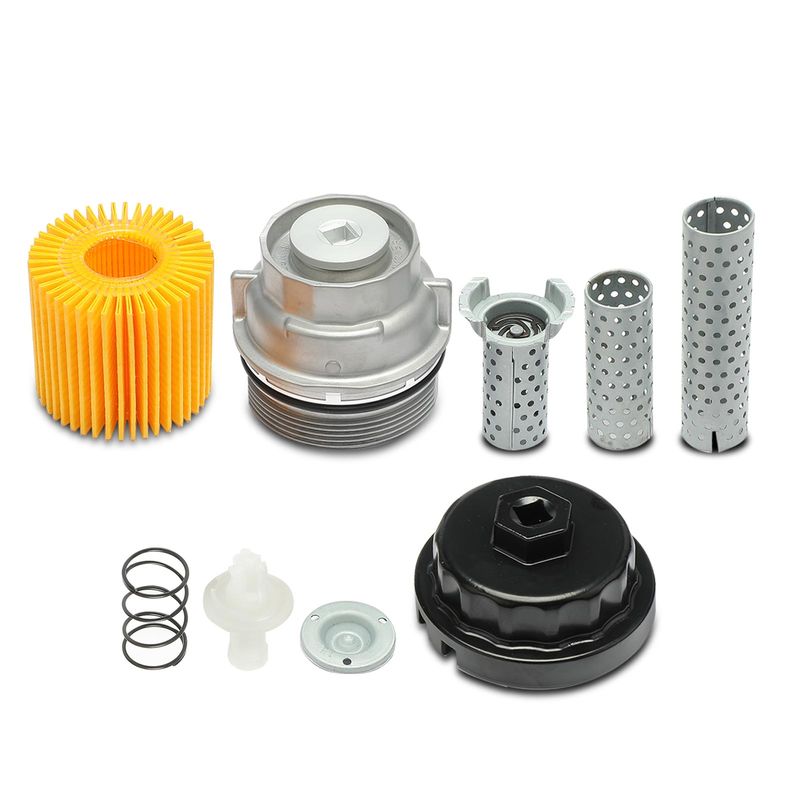 Aluminum Oil Filter Cap for Toyota 4Runner Camry RAV4 Lexus ES300h GS450h Scion