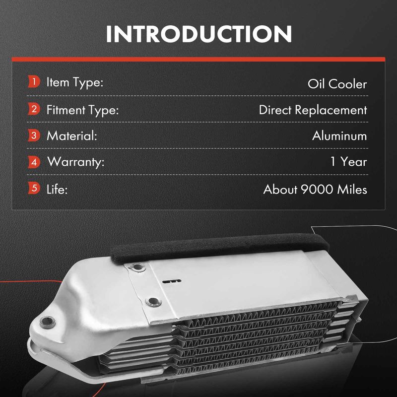 Engine Oil Cooler for Volkswagen Beetle Campmobile Super Beetle Transporter 1.6L
