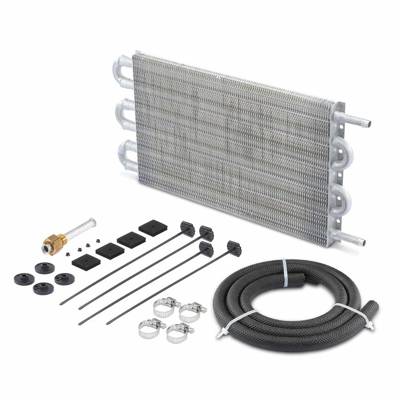 Transmission Oil Cooler for Chevy Ford 1951-2018 0.75x7.5x15.875(inch) 5,000lbs