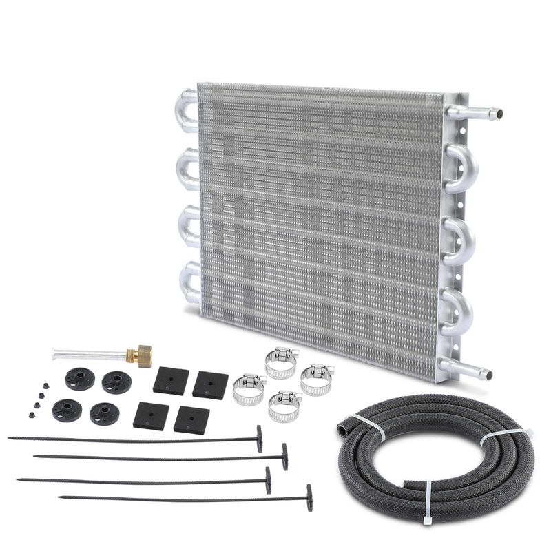 Transmission Oil Cooler for Chevy Ford 1942-2021 0.75x10x15.875(inch) 10,000lbs
