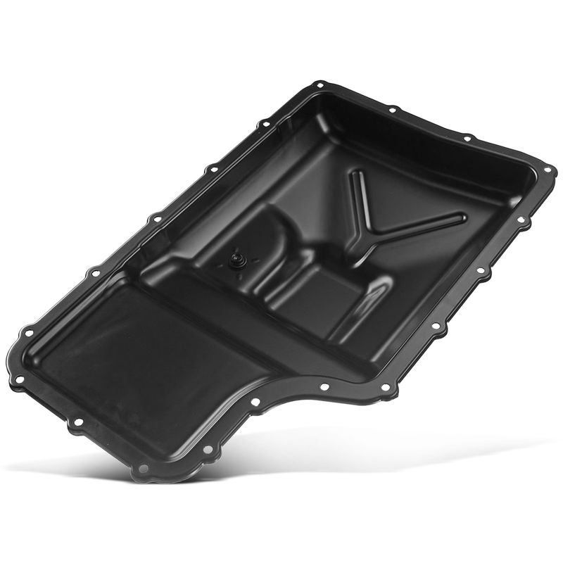 Transmission Oil Pan with Drain Plug for Ford F-250 F-350 F-450 F-550