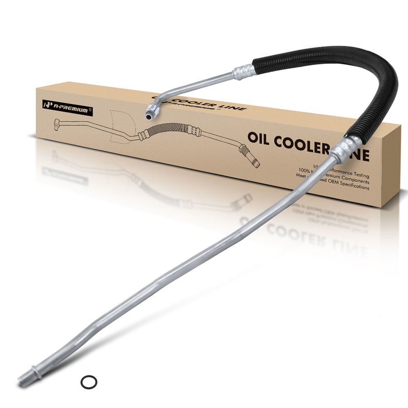 Outlet Lower Engine Oil Cooler Hose Assembly for Chevy Tahoe Blazer GMC Yukon