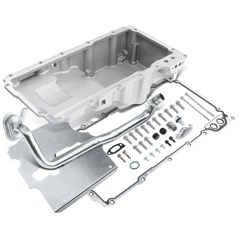 Retrofit Low Rear Sump Oil Pan with Added Clearance & Turbo Drains for LS1 LS2 LS3