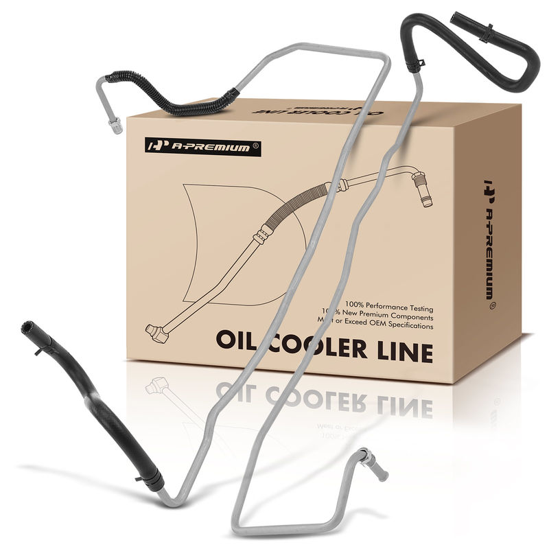 2x Auto Transmission Oil Cooler Hose for Ford Fusion Lincoln MKZ Mercury Milan