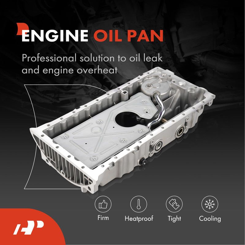 Engine Oil Pan for Volvo S60 V70 S80 2.3L 2.4L 2.5L 2003-2009