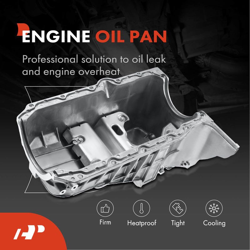 Engine Oil Pan for Chevy Silverado 1500 GMC Sierra 1500 4.3L Gas 2004-2006