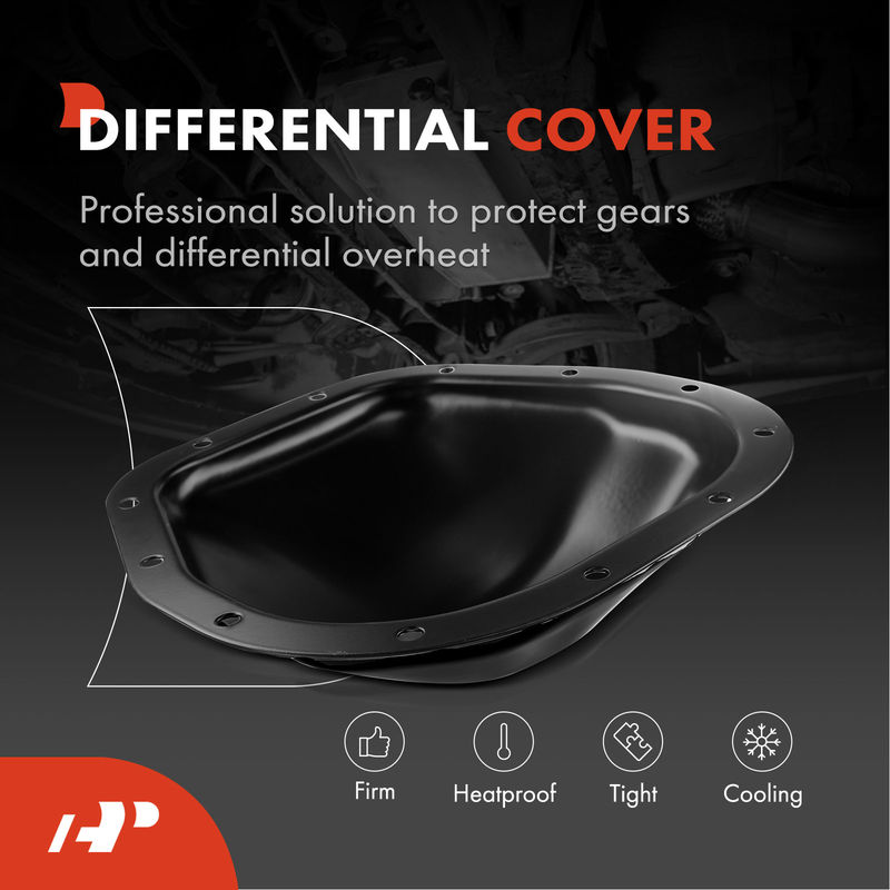 Rear Differential Cover w/ Gasket for Ford F-150 F-250 10.25in. Ring Gear