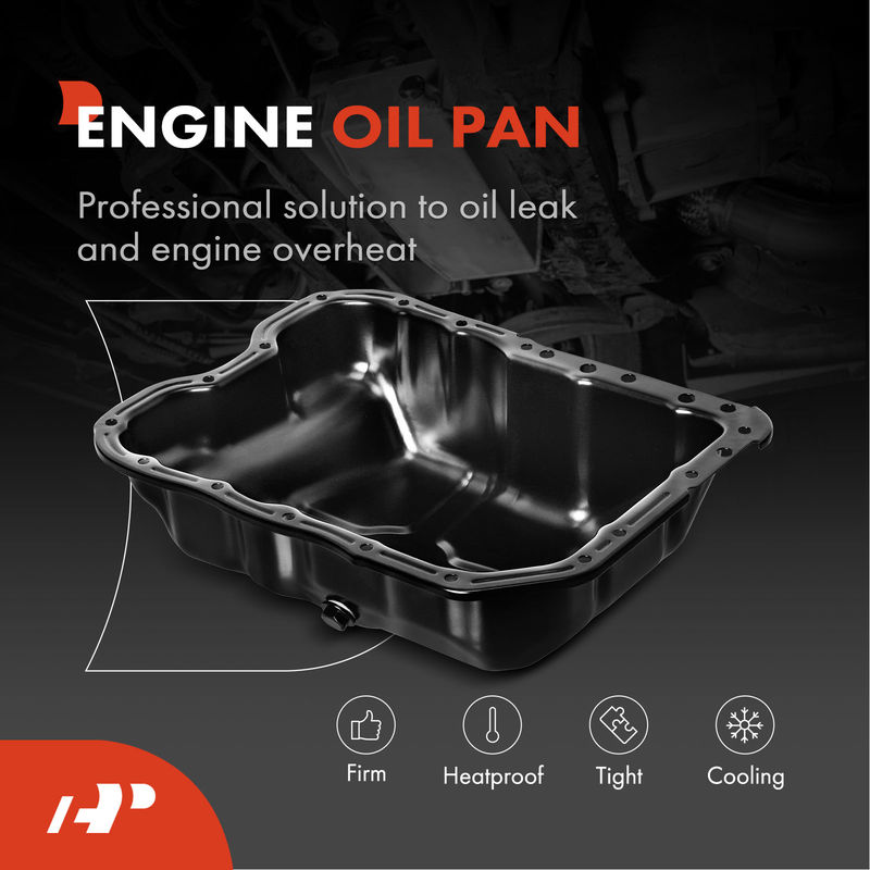 Engine Oil Pan with Gasket for Chrysler Sebring Dodge Avenger Jeep L4 2.0L 2.4L