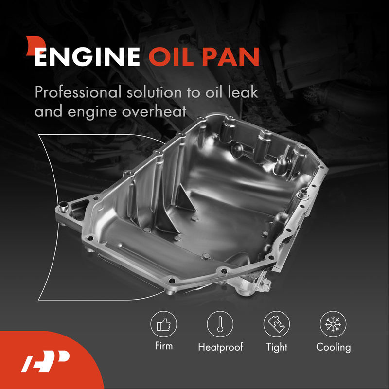 Aluminum Engine Oil Pan Sump for Honda CR-V CRV 2007-2009 L4 2.4L