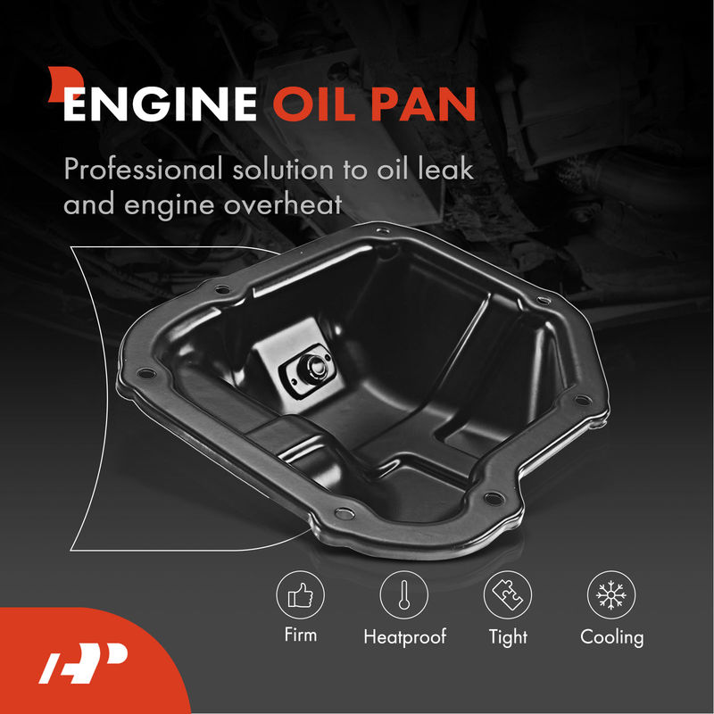 Engine Oil Pan Lower for Nissan Versa 2009-2011 L4 1.6L Petrol Sedan