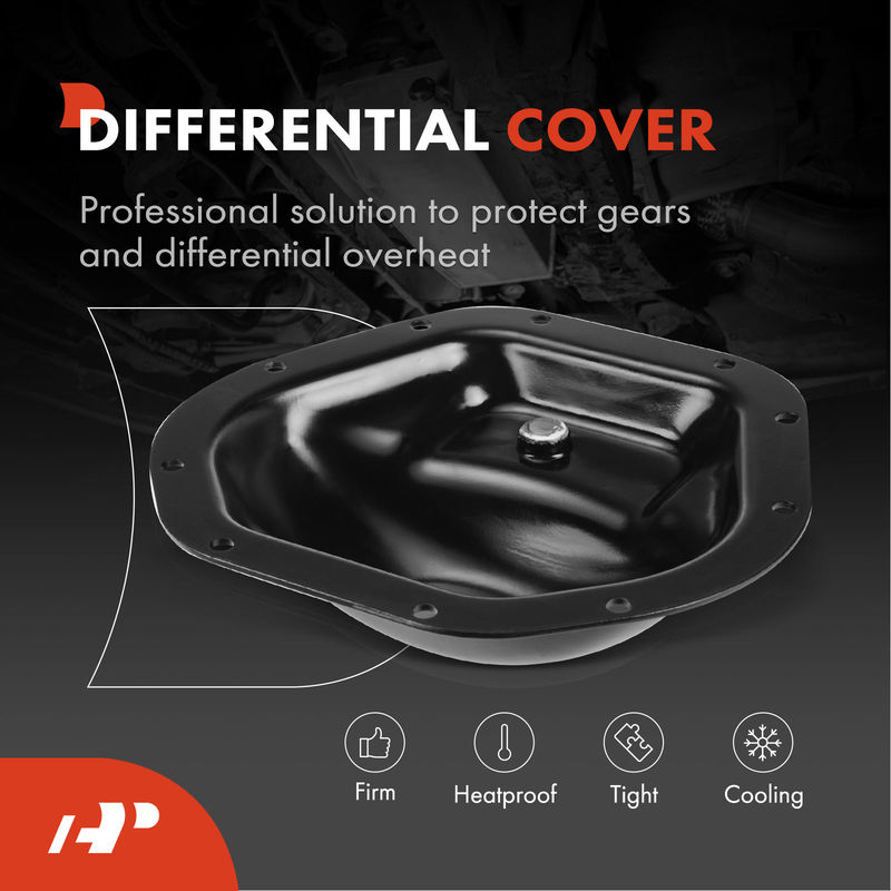 Rear Differential Cover for Jeep Wrangler 2003-2018 JK L4 2.0L 2.4L V6 3.6L 3.8L