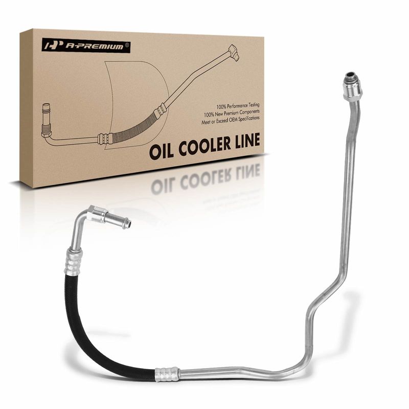 Inlet Lower Engine Oil Cooler Hose Assembly for Chevy S10 Blazer GMC S15 Jimmy