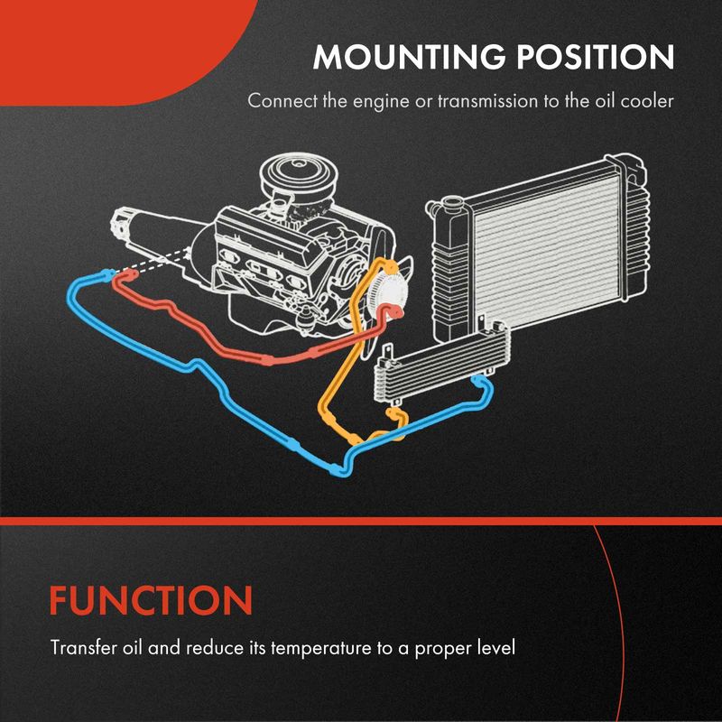 Auto Trans Oil Cooler Line Assembly for Ford F-250 Super Duty