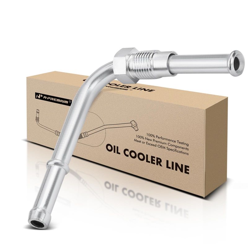 Outlet Lower Auto Trans Oil Cooler Line Assembly for Ford F-150 F-250 1997-1998
