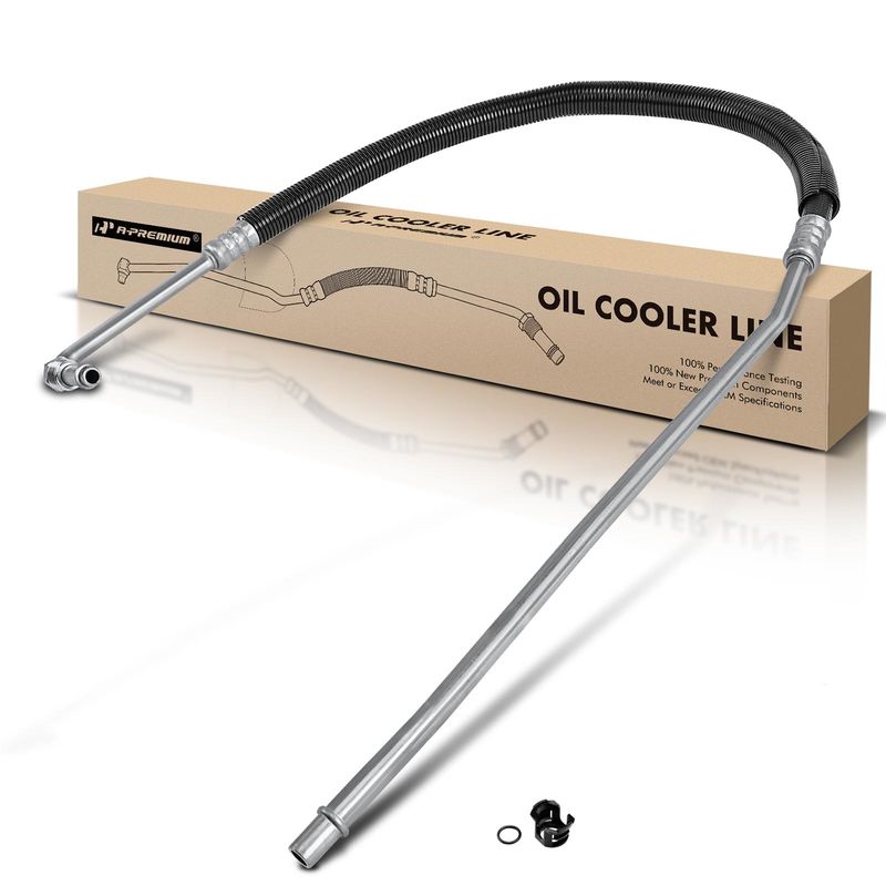 Outlet Upper Engine Oil Cooler Hose Assembly for Chevy C1500 2500 GMC Yukon