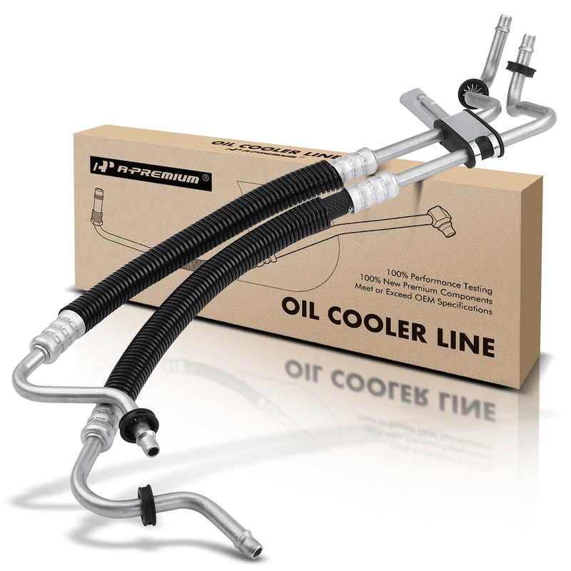 Inlet and Outlet Auto Trans Oil Cooler Line Assembly for Dodge Journey 2011-2019
