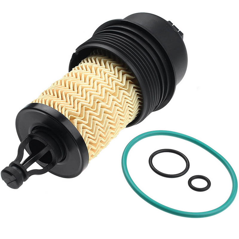 Engine Oil Filter w/ Cap for Maserati Ghibli 2014-2019 Quattroporte Levante 3.0L