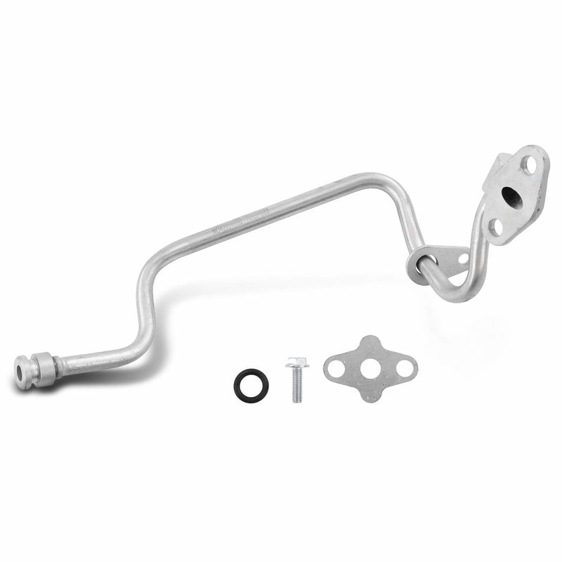 Turbocharger Oil Feed Line w/ Gasket for Ford F-250 350 Super Duty 03-07 6.0L