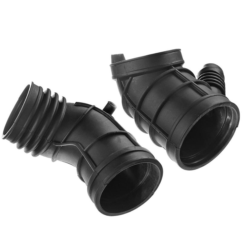 2x Air Cleaner Intake Hose for BMW E46 323i 325i 328i L6 2.5L 2.8L