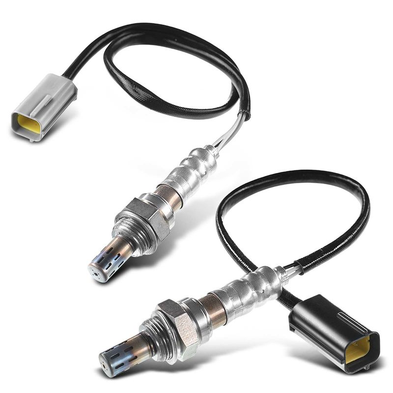 2x Center & Downstream O2 Oxygen Sensor for Nissan Altima 07-13 2.5L QR25DE