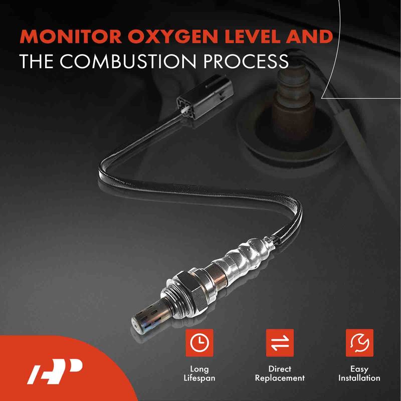 2x Center & Downstream O2 Oxygen Sensor for Nissan Altima 07-13 2.5L QR25DE