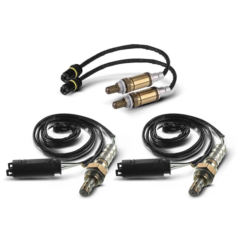 4x Upstream & Downstream O2 Oxygen Sensor for BMW E39 525i 530i E46 328i E53 X5