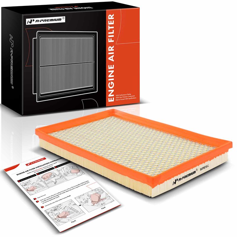 Engine Air Filter with Flexible Panel for Saturn Ion 2006-2007 L4 2.2L 2.4L