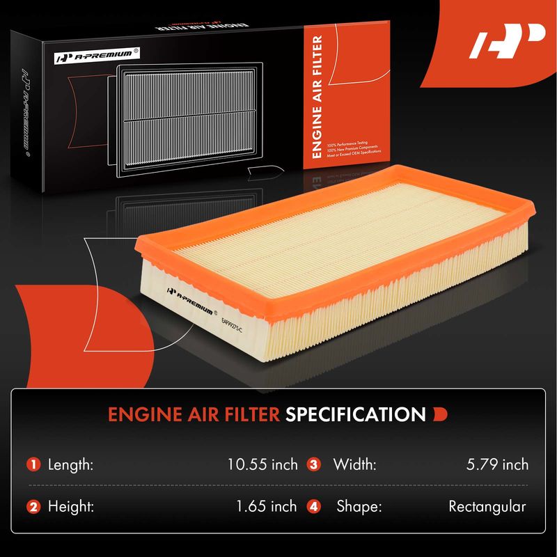Engine Air Filter for BMW 760Li M760i xDrive M760Li xDrive Rolls Royce Ghost
