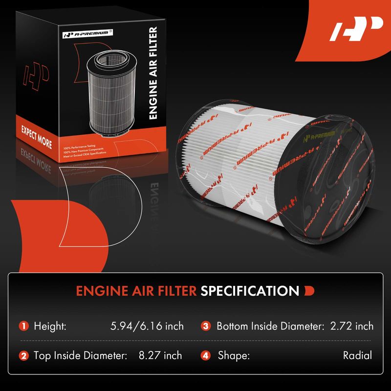 Engine Air Filter for Ford Escape Focus Transit Connect Lincoln MKC
