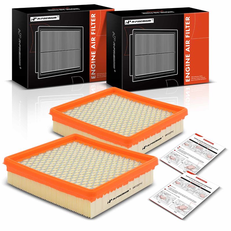 2x Engine Air Filter for Chevrolet Camaro 1985-1992 V6 2.8L V8 5.0L V8 5.7L