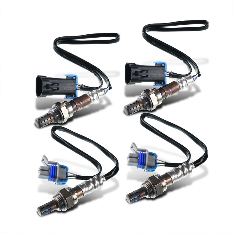 4x Upstream & Downstream O2 Oxygen Sensor for Chevrolet Corvette 2005-2007 6.0L