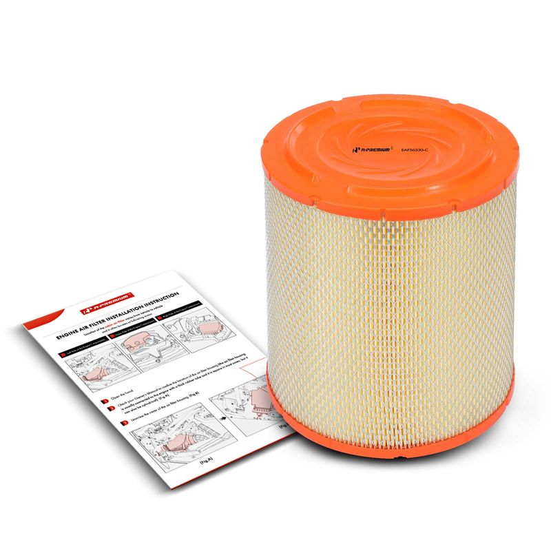 Engine Air Filter for Isuzu NQR NRR NPR-HD 2005-2022 Chevrolet LCF 3500 4500 GMC
