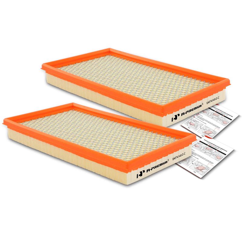 2x Engine Air Filter for Chrysler Concorde New Yorker Intrepid Dodge Intrepid