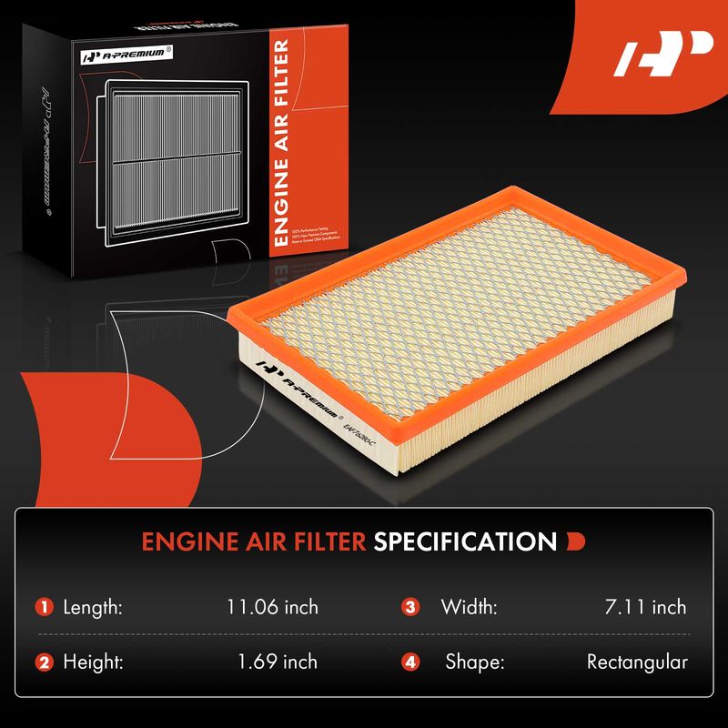 2x Engine Air Filter for Mercury Villager Nissan Quest 1993-2002