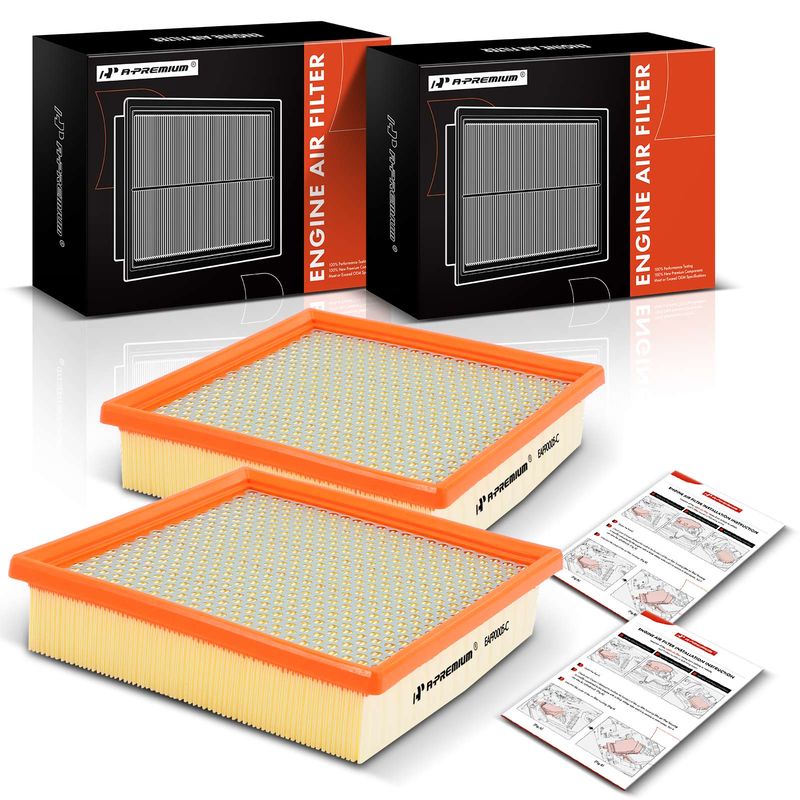 2x Engine Air Filter for Jeep Grand Cherokee 2014-2019 V6 3.0L