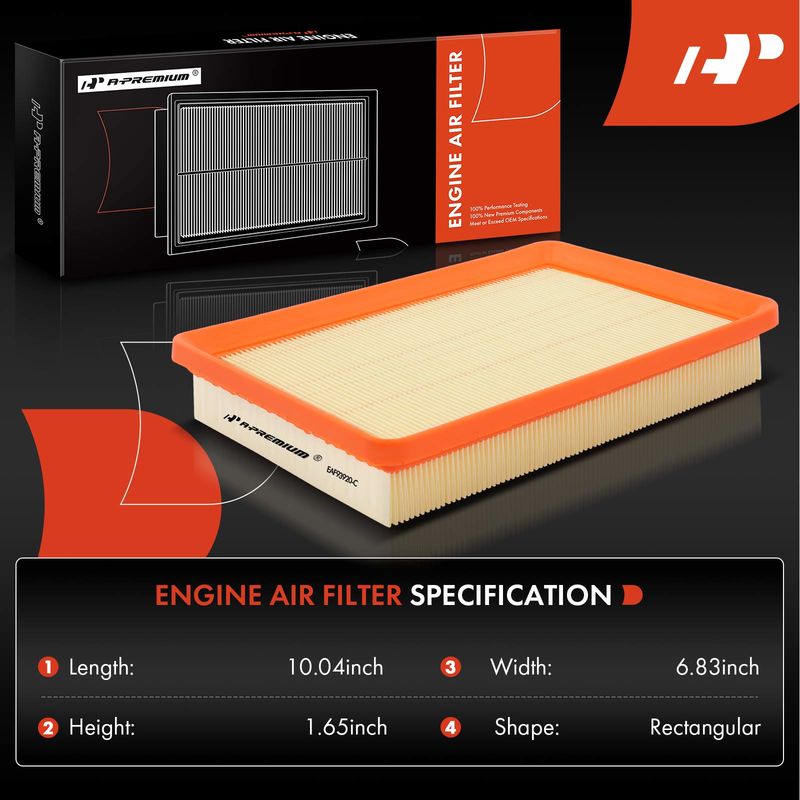 2x Engine Air Filter for Kia Spectra Spectra5 Hyundai Elantra 2001-2006 Tiburon