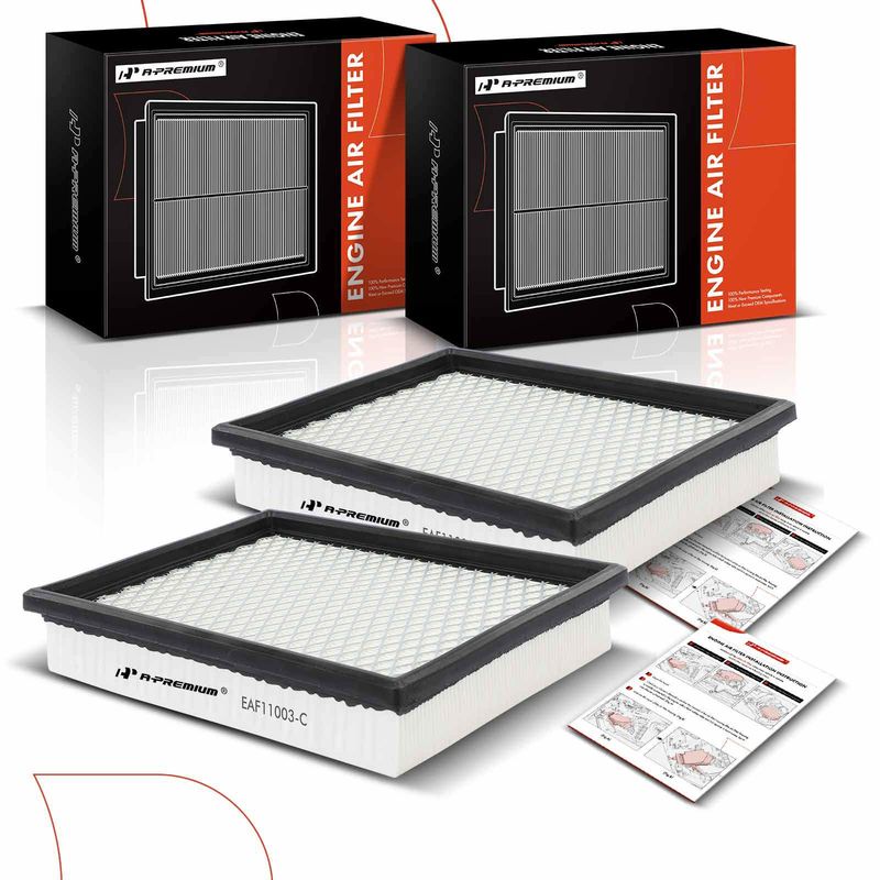 2x Engine Air Filter for Chevrolet Corvette 2005-2007 Cadillac XLR 2006-2009
